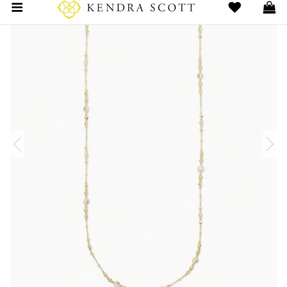 Wyndham Long Necklace In Gold